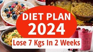 New Year Resolution Diet Plan For Weight Loss In 2024  Lose 7 Kgs In 2 Weeks  Eat more Lose more