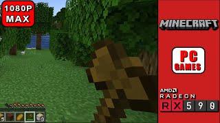 Minecraft on AMD RX 590 + Intel i7 4770 + 16GB RAM - FPS Performance Test