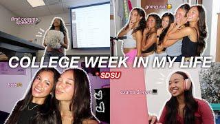 COLLEGE WEEK IN MY LIFE  *freshman year @ SDSU*