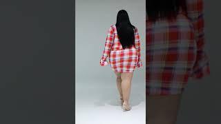 Plus size Fashion Model  3pc days skirt set  Curvy Women Models