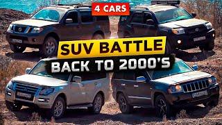 SUV Battle 2022 Back to 2000s  Jeep Grand Cherokee Toyota 4Runner Nissan Pathfinder Pajero