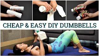 5 Cheap & Easy DIY Dumbbell Ideas  Joanna Soh