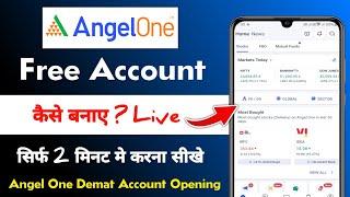 Angel One App Account Kaise Banaye 2024  angel one account opening process  demat account angelone