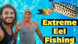 Extreme Eel Fishing in malta  ma TEDDY