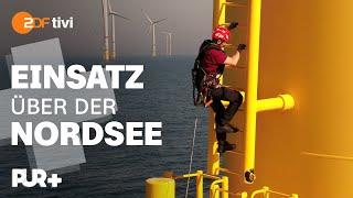 Krasser Job Arbeiten im Offshore-Windpark  PUR+