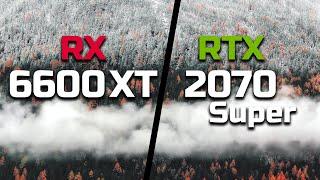 RX 6600 XT vs RTX 2070 Super - Test in 9 Games