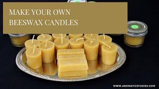 Learn how to make beeswax candles