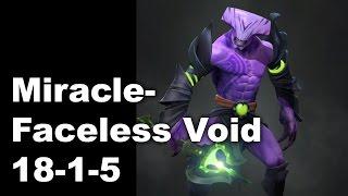 Miracle- 18-1-5 Faceless Void US West Dota 2