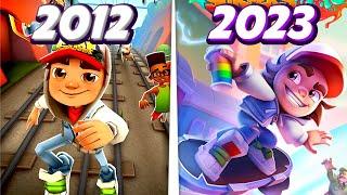Evolution of Subway Surfers Games 2012 to 2023 4K
