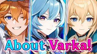 Grand Master Varka Every Voice line About Him  ft. Eula Childe Jean Kaeya  Genshin Impact