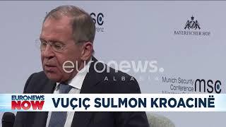 Vuçiç sulmon ashpër Kroacinë Shtet nazist genocidal bashkohet me Lavrov