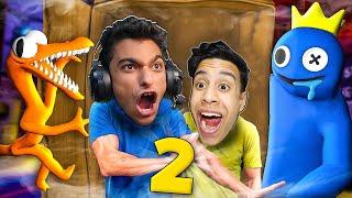 الهروب من الشخصيات الجديدة في لعبة  أصدقاء القوس قزح الاشرار رهيب  Rainbow Friends Chapter 2