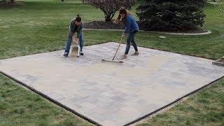 Paver Patio Start to Finish 