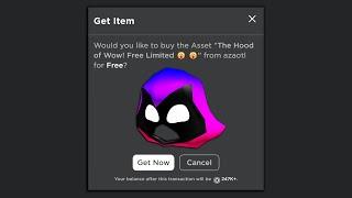 GET THIS FREE UGC LIMITED ON ROBLOX  HURRY