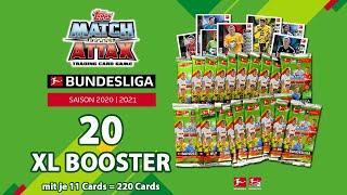 TOPPS Bundesliga Match Attax 202021 - 20 XL Booster mit je 11 Cards 220 Cards