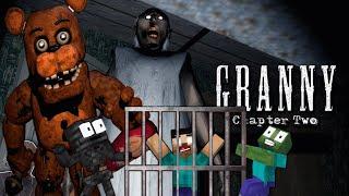 Prison Escape 3 Granny And FNAF - Minecraft Animation