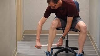 How to use a massage stick to loosen tight calf muscles