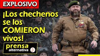 Informa Kadyrov que el regimiento Akhmat acabó con una columna de ukros en Kursk