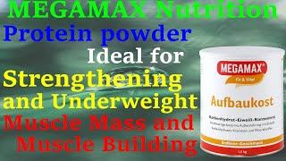 MEGAMAX Nutritionideal for strengthening and for those who are underweight. Protein powder.