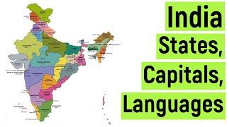 India states union territories capitals and their languages  Educational video  #diyasfunplay
