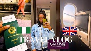 RELOCATION VLOG  NIGERIA TO UK EXTRA 23kg Luggage  QATAR AIRWAYS Lagos To Manchester