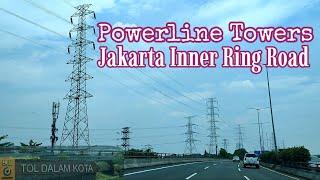 Powerline Towers around Jakarta Inner Ring Road