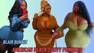 The Black American Princess Blair Bunnie PlusSize Model Thick Curvy Fashion Icon Biography Wiki