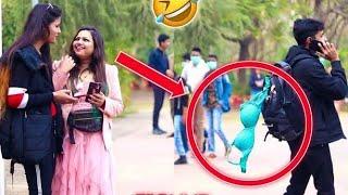 Bra Prank in Public Part 2  epic Reactions  public Prank