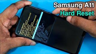 Samsung Galaxy A11 Hard Reset  Pattern Unlock  Factory Reset  Removing PIN  Without PC 