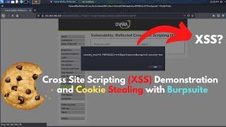 XSS Demo and Cookie Stealing with Burpsuite  Security Awareness