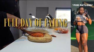 *realistic* full day of eating in a deficit fatloss NO SUPPLEMENTS