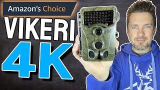 Vikeri 4K Trail Camera Unbox Demo & Review. 32MP 0.1s Trigger Time Motion Activated 120° Wide Lens