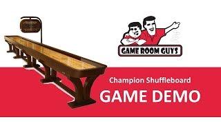 Champion Shuffleboard  Game Room Guys