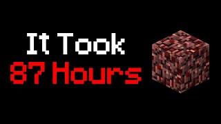 The Cost of 1 Netherrack in Minecrafts H̶a̶r̶d̶e̶s̶t̶ Mod