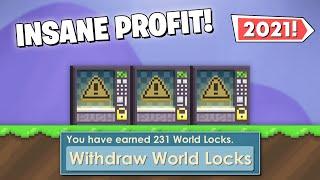 INSANE PROFIT in Growtopia How to get RICH FAST in 2021 EASY PROFIT