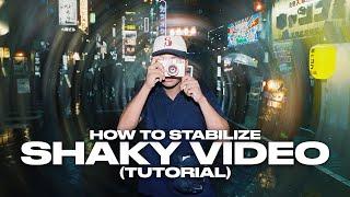 The SECRET to WARP STABILIZER How to Stabilize Video Like a Pro