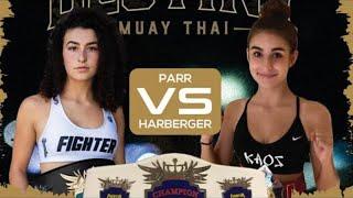 Jasmine Parr Vs Erin Harberger - Destiny Muay Thai 12