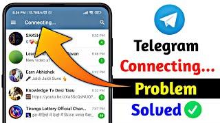 How to Fix Telegram Connecting Problem 2024  Telegram connecting problem solve