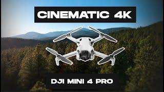 DJI Mini 4 Pro Cinematic Footage 4K HDR