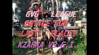 GVG LEAGUE -  THE BATTLE FOR LAST PLACE  -  KZARKA VS GRAVE INTENT - RANKED GVG BLACK DESERT ONLINE