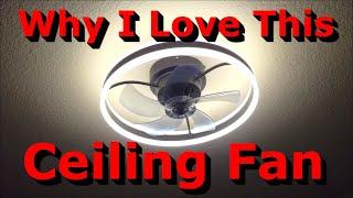 Why I Love This Low Profile Ceiling Fan - Test and Review