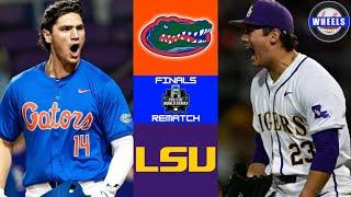 #6 Florida v #5 LSU Game 2 EXCITING GAME  CWS Finals Rematch  2024 College Baseball Highlights