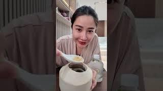 Mukbang Yến Dừa  Gon Pink #gonpink #gonpinkmukbang #yendua #shorts