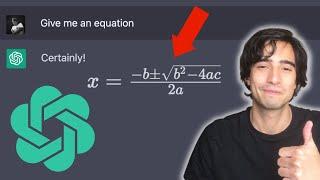 Display Equations in ChatGPT