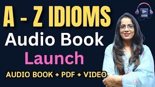 A - Z Idioms Audio Book Launch  UC LIVE App  English With Rani Maam