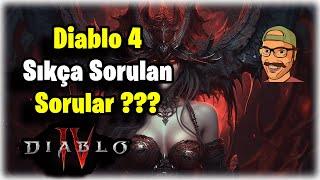 Diablo 4 Sıkça sorulan sorular haziran 2023