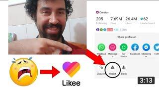 ریپورت لایو لایکی likeereport likee آموزش بستن لایو در لایکی