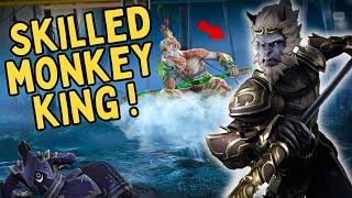 *I loved his MONKEY KING gameplay* Top monkey king player in Leaderboard   Shadow Fight 4 Arena