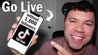 How To Go Live on TikTok Without 1000 Followers  Go Live on Tik Tok