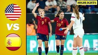 USA vs Spain  All Goals & Extended Highlights  October 11 2022